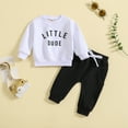 Xudanell Toddler Baby Boy Fall Clothes Long Sleeve Pajama, Cotton