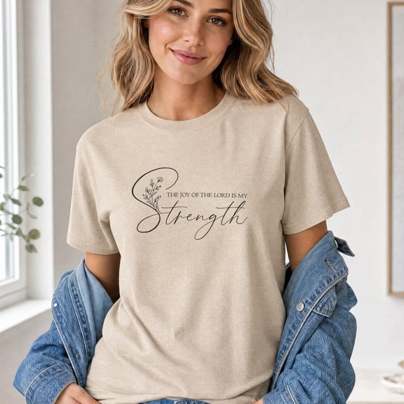 Jollimate Women's Christian Faith Shirt, Scripture Graphic Tee, Christian T-Shirt Gift