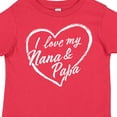 thumbnail image 4 of Inktastic I Love My Nana and Papa in White Chalk Heart Boys or Girls Toddler T-Shirt, 4 of 5
