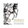 thumbnail image 5 of Vintage Sliver Alto Saxophone Eb Flat With Carrying Sax Case Mouthpiece Straps Reeds, 5 of 5