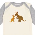thumbnail image 4 of Inktastic Kangaroo Family Boys or Girls Long Sleeve Baby Bodysuit, 4 of 5
