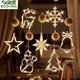 thumbnail image 2 of Luz LED de Navidad para decoración del hogar, lámpara colgante con ventosa de Papá Noel, copos de nieve, adornos para ventana, Año Nuevo, 2023, 2 of 4