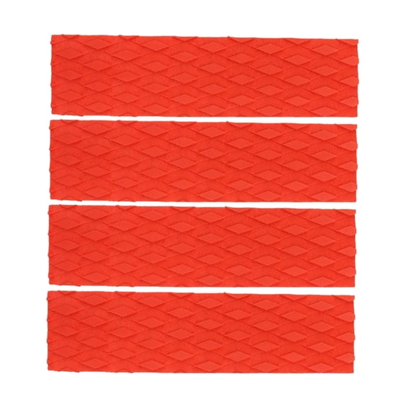 4Pcs Nonslip Deck Pad Surfboard Traction Pad Surfing Front Traction AntiSlip Pad for Surfing, Surfs Boards, Skimboards