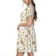 thumbnail image 2 of Easygdp Happy Easter para Vestido Transpirable de Mujer, Vestido Suelto de Manga Corta con Pliegues y Bolsillos para el Verano, 2 of 6