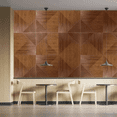 thumbnail image 3 of "Paneles Decorativo 3d De Caoba Para Paredes 50x50cm 10pcs Belug, Marron ", 3 of 5