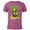 Purple, variant on Star Wars C-3PO Neon Gradient - Short Sleeve Blended T-Shirt for Adults - Customized-Dark Heather