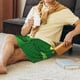 thumbnail image 5 of Balery St Patrick's day Pantalones cortos de pijama de punto de algodón para hombre con cinturilla y bolsillos-3X-Large, 5 of 6