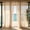 Khaki#144, variant on Black Outdoor Sheer Curtain Panel, 118x29.5 in Rod Pocket Mesh Screen Drape for Patio Gazebo Porch, Weather Resistant Bug Netting