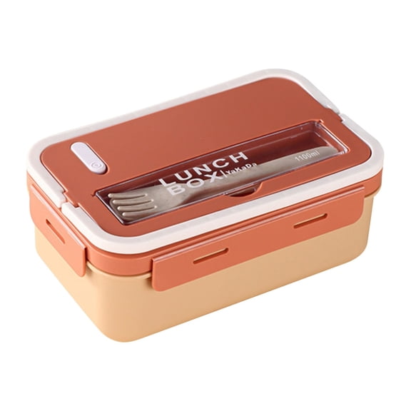 Bento Boxes For Adults - 1100ml Bento Lunch Box Container For Adults With Fork,Bento Box Adult,Lunch Container,Durable Perfect Size For On-The-Go Meal,Bento Box For Dining Out,Work,Picnic,Pink