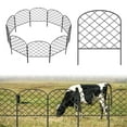 thumbnail image 3 of 17 in. X 13 in. No-Dig Fence, No-Installation One-Piece Garden Fence, Rustproof Metal, Diamond (37 pcs), 3 of 5