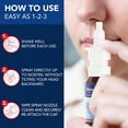 thumbnail image 6 of NOVEHA Iodine Nasal Spray - Nose Spray for Humans - Cleanses & Refreshes Nasal Passages - with Vitamin D3 & Aloe Vera - Natural Daily Nasal Cleanser - Made in USA - 30mL, 6 of 7