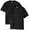 Black, variant on Men Short Sleeve Cool Dri T-Shirt UPF, Pack of 2