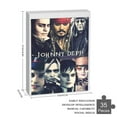 thumbnail image 3 of Johnny Depp Jigsaw Puzzle, Wood Puzzles Adult, 35 PCS Jigsaw Puzzle Perfect for Game Nights, 3 of 7