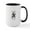 White/Black Inside, variant on CafePress - Black Tricolor Corgi Mugs - 15 oz Ceramic Large White Novelty Mug