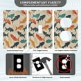 thumbnail image 5 of Switch Panel Switch Decoration 2.76x4.53x0.28 Inches Toggle Switch Switch Plate Wall Plates Living Room Kitchen Bedroom Study Switches Colorful Goldfish, 5 of 8