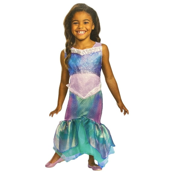Disney Princess Toddler Girls Ariel Little Mermaid Dress Costume 3T-4T