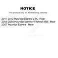thumbnail image 2 of Kugel Front Rear Wheel Bearing and Hub Assembly Kit for Car Hyundai Elantra - Left Right Side (Driver Passenger) K70-101646, 2 of 8