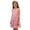 Pink, variant on Ruyang Teen Girls Halter Sleeveless Dresses Ruffle Hem Slim Fit A-Line Swing Dresses Summer Trendy Solid Casual Breathable Skirts