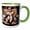 Green/White, variant on 3drose, Uncle Sam in His Classic We Want You! Pose, 11oz Magic Transforming Mug