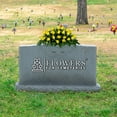 thumbnail image 3 of Sympathy Silks Artificial Cemetery Flowers 30" Yellow Rose Buds Saddle for Headstone, 3 of 9