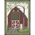 thumbnail image 2 of Shamp, Cindy 19x24 White Modern Wood Framed Museum Art Print Titled - Barn Square, 2 of 4