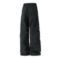 thumbnail image 4 of sususu Men Travel Pants Cotton,Men's Casual Outdoor Trousers All Seasons Versatile Lightweight Comfortable Loose Fit Fashionable Everyday Wear,Black,XL, 4 of 5