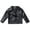 Black, variant on REDARER Girls PU Leather Motorcycle Jacket, Notched Lapel Slim Fit Coat for Kids, Fashionable Outerwear,Size:3-4 Years