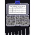 thumbnail image 3 of 168 800 piezas Kit surtido de tornillos autorroscantes M2 pequeños, tornillos para madera de cabeza plana Phillips avellanados (M2-4 mm 5 mm 6 mm 8 mm 10 mm 12 mm 16 mm 20 mm), 3 of 5
