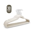 thumbnail image 1 of Set De 30 Ganchos De Ropa Terciopelo Antideslizantes, 1 of 5
