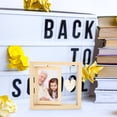 thumbnail image 3 of Rotating Picture Frame Gift for Grandpa Desktop Wooden Double-sided Photo Frame, 3 of 8
