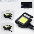 thumbnail image 4 of Mini llavero con luz USB para exteriores, luz de trabajo COB, luz de mantenimiento del automóvil, luz nocturna de emergencia para el hogar, 4 of 5
