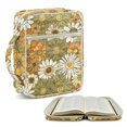 thumbnail image 2 of HELLHERO Portable Quilted Bible Cover for Women, Soft Pocket Bible Cover Case Polyester Fabric Bible Holder Case Retro Daisy Garden, 2 of 9