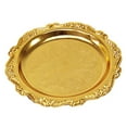 thumbnail image 3 of Bandeja para candelabro, bandeja para exhibición de joyas, plato de vela de granja, bandeja de servicio de Metal para Hotel, vacaciones, apartamento, 10cm Oro, 3 of 8