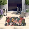 thumbnail image 2 of Pioneer Flower Floral Print Flannel Non Slip Door Rugs,Washable Door Mats Indoor,Decorative Door Mats,Dirt-Resistant and Absorbent Doormat for Entrance,Bedroom,Kitchen,Bathroom,31.5"x17", 2 of 4