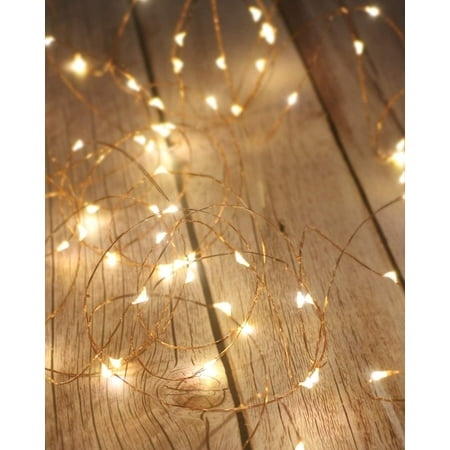 50LED Led String Lights, Mini Battery Powered Copper Wire Starry Fairy ...