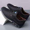 thumbnail image 2 of Men's Casual Fashion Leather Shoes with Fleece Lining, 2 of 5