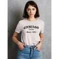 thumbnail image 2 of Chicago Gothic Style Banner T-Shirt Women -Image by Shutterstock, Female 4X-Large, 2 of 4