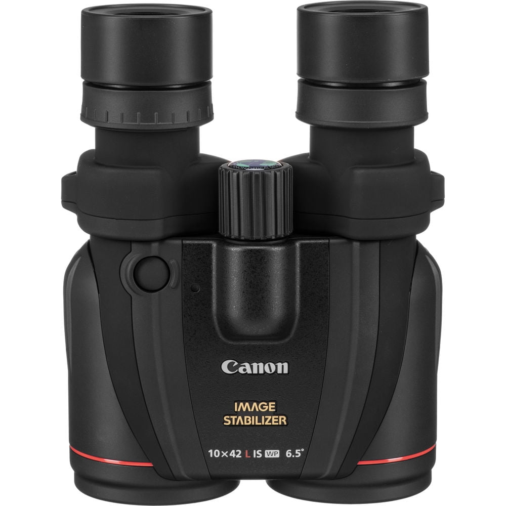 Canon 10x42 L IS WP Image Stabilized Binoculars (0155B002) + 2 x UV Filter + Backpack + Flexible Tripod + Cleaning Kit (International Version)
