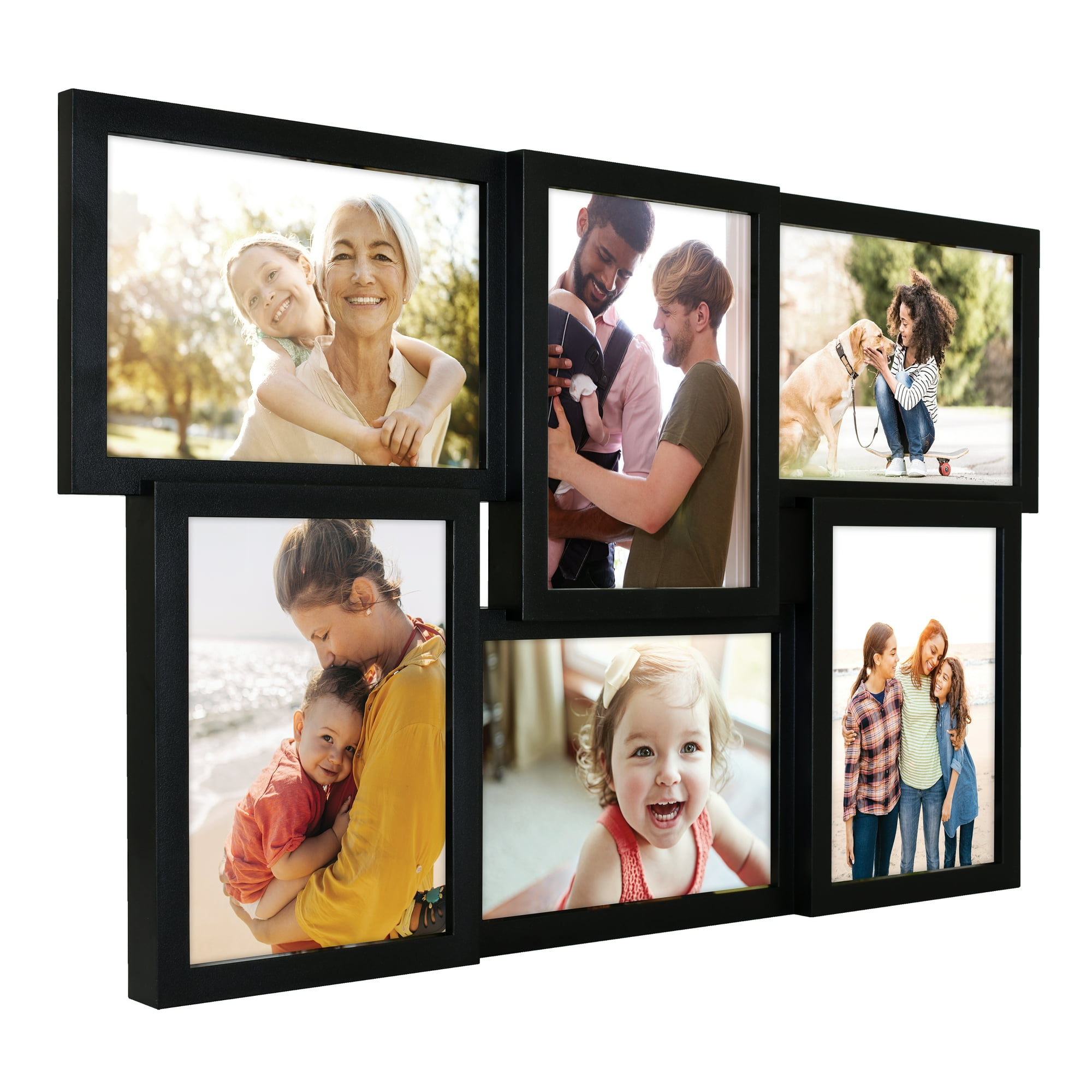 Giftgarden Multi Black Picture Frames with Mat for Multiple Sizes Photos, Four 4x6, Four 5x7, Two 8x10 for Gallery Photo Frame Collage Wall or