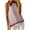 Pink, variant on WREESH Womens Tank Tops Summer Casual Shirts Striped Color Block Tank Top Loose Blouses Black