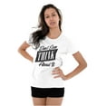 thumbnail image 4 of Dont Even Think About It Attitude Womens Slim Fit Graphic Tee Brisco Brands M, 4 of 5