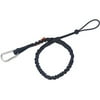 Ergodyne Squids 3100 Tool Lanyard, Single Alum Carabiner, Extended, 10 lb, Black (2 Units)