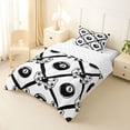 thumbnail image 2 of Castle Fairy Black Billiards Twin Comforter Sets 2pcs, Sport Theme Bow Bedding Set,1 Comforter and 1 Pillowcase, 2 of 6