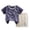 Dark Blue, variant on Toddler Boys Outfits Cartoon Short Sleeve T Shirt Shorts Summer Clothes Set, Sizes 3-4T
