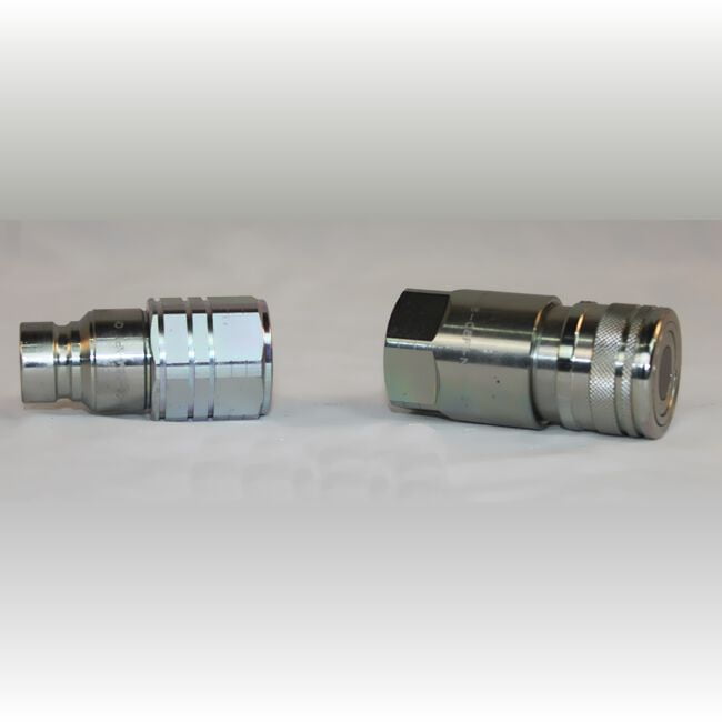 Titan Attachments 1/2" Flat Face Hydraulic Quick Connect Coupler NPT
