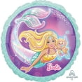 thumbnail image 2 of 7 pc Barbie Mermaid Balloon Bouquet Party Decoration Doll Happy Birthday, 2 of 7
