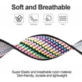 thumbnail image 2 of Fitbit versa 2 sense sport bands, 4-pack adjustable nylon straps boho rainbow green arrow, 2 of 4