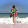 thumbnail image 6 of Palmetto Leaf Flamingo Microfiber Sand Free Beach Towel Thin Pool Towel Large Lightweight Absorbent Beach Towels for Travel Swim Pool Gym Beach Essentials Accessories, 6 of 8