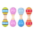 thumbnail image 4 of Juego de 4 maracas de madera para niños - Instrumento musical divertido y colorido (colores surtidos)  

*Alternativa más corta:*  
4 maracas infantiles de madera - Juguete musical educativo con, 4 of 7