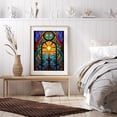 thumbnail image 6 of Diamond Art Kit for Adults, Stained Glass Candle Ocean Sunset Diamond Painting for Adults Beginners, DIY Diamond Art Painting Kits, 5D Diamond Painting Crafts for Home Decor 12x16 Frameless, 6 of 7